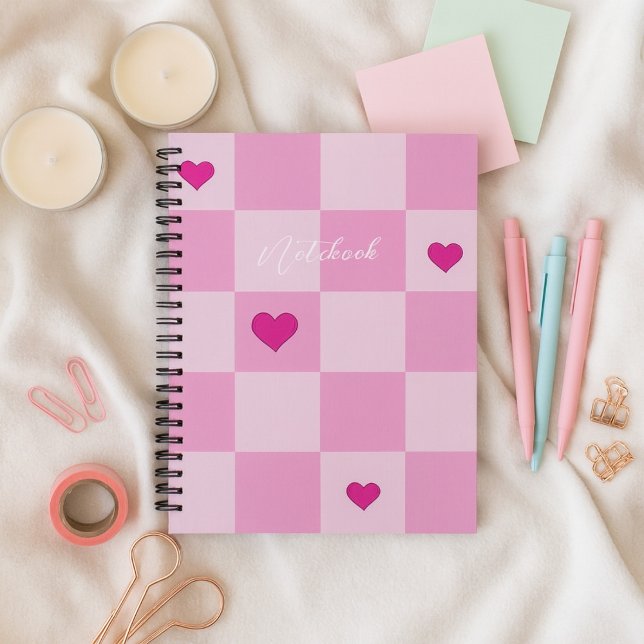 Cuaderno Portátil personalizado de corazón rosado (Subido por el creador)