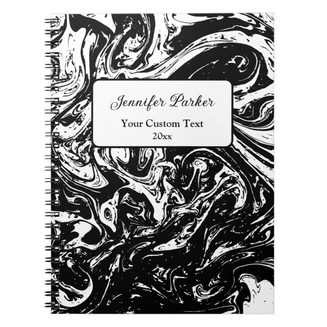Cuaderno Portátil Personalizado de espiral de estilo de már (Frente)