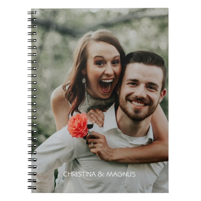 Cuaderno Portátil personalizado de fotografía (Frente)