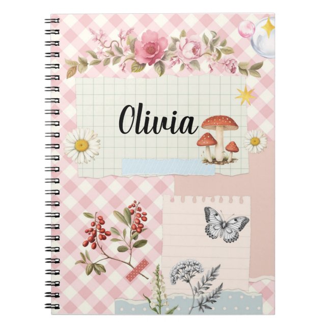 Cuaderno Portátil personalizado de fotos espirales con cont (Frente)