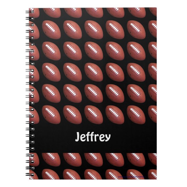 Cuaderno Portátil personalizado de fútbol (Frente)