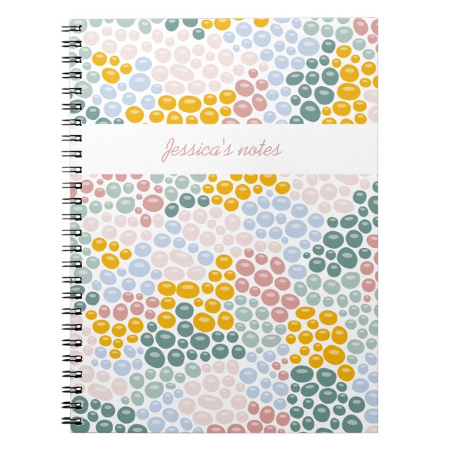 Cuaderno Portátil personalizado de guijarros (Frente)