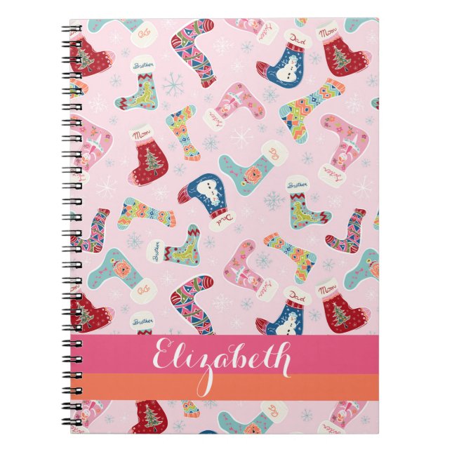 Cuaderno Portátil personalizado de la hermana con navidades (Frente)