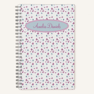 Cuaderno Portátil personalizado de mariposa de bonito