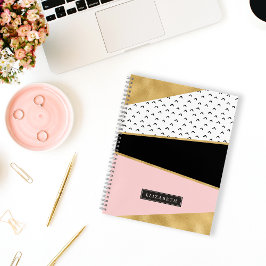 Cuaderno Portátil personalizado de patrón abstracto