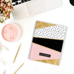 Cuaderno Portátil personalizado de patrón abstracto
