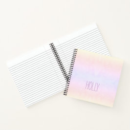 Cuaderno Portátil personalizado de Prisma Pastel