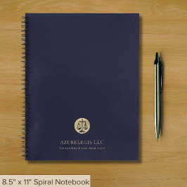 Cuaderno Portátil personalizado de profesional legal de luj