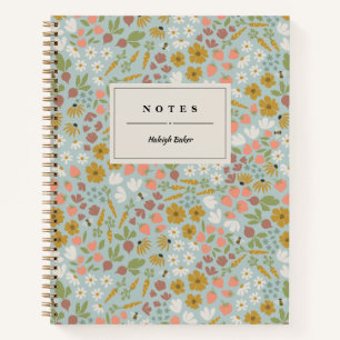 Cuaderno Portátil personalizado de Spring Garden