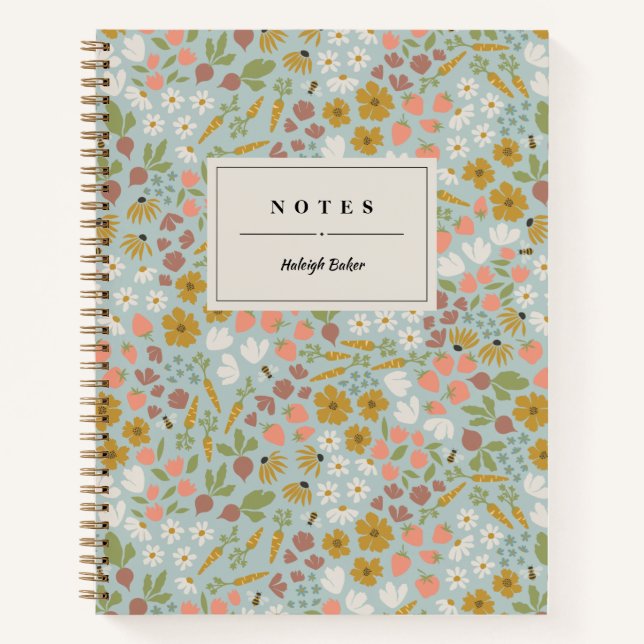 Cuaderno Portátil personalizado de Spring Garden (Anverso)