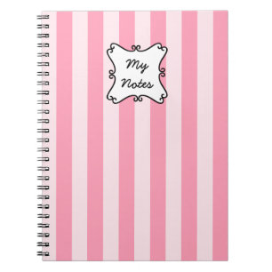 Cuaderno Portátil Personalizado de tienda de caramelos rosa