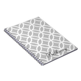 Cuaderno Portátil personalizado del patrón de diamante gris