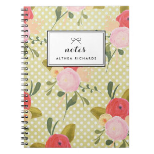Cuaderno Portátil personalizado del patrón de puntos de pol
