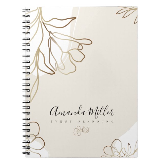 Cuaderno Portátil personalizado empresarial de planificació (Frente)