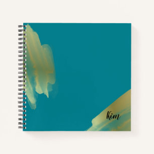 Cuaderno Portátil personalizado Gold Smudge