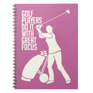 Cuaderno portátil personalizado GOLF PLAYER