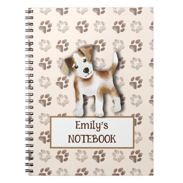 Cuaderno Portátil personalizado Jack Russell Terrier - Perr (Frente)