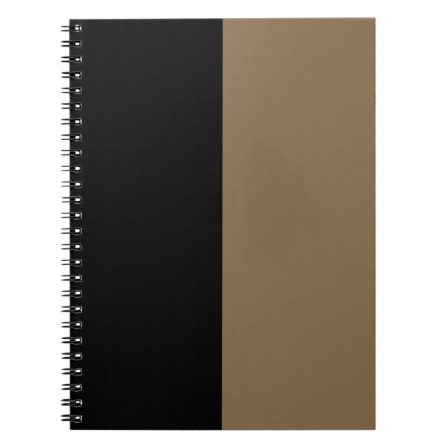 Cuaderno Portátil PERSONALIZADO negro y dorado (Frente)