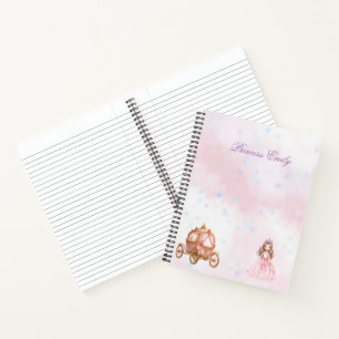 Cuaderno Portátil personalizado para princesa y portadora