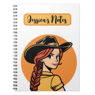 Cuaderno Portátil personalizado personalizado Cowgirl
