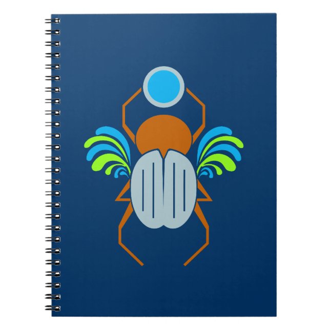 Cuaderno Portátil personalizado Scarab (Frente)