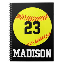Cuaderno Portátil personalizado Softball