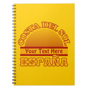 Cuaderno Portátil personalizado SPAIN Costa Del Sol