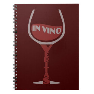 Cuaderno Portátil personalizado Vino Veritas