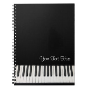 Cuaderno Portátil Piano de Personalizable