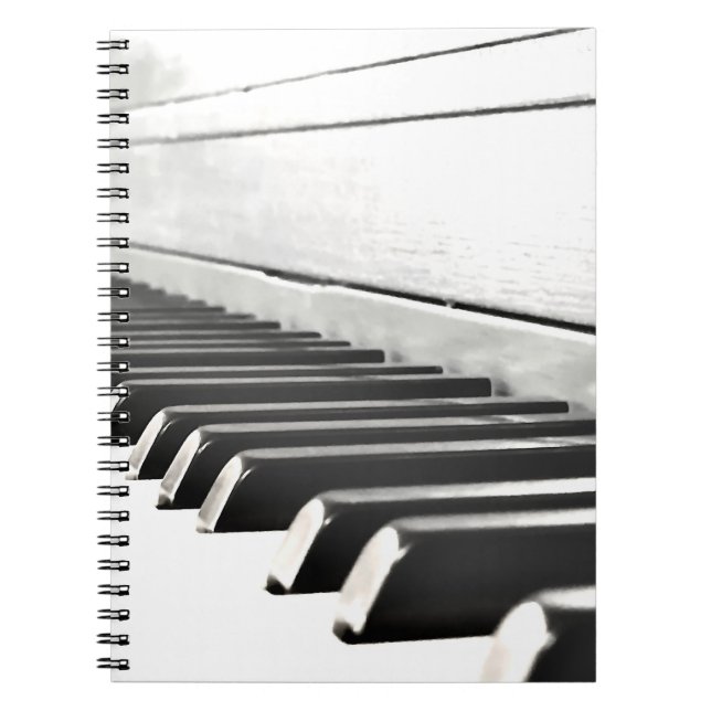Cuaderno Portátil - Piano / Música (Frente)