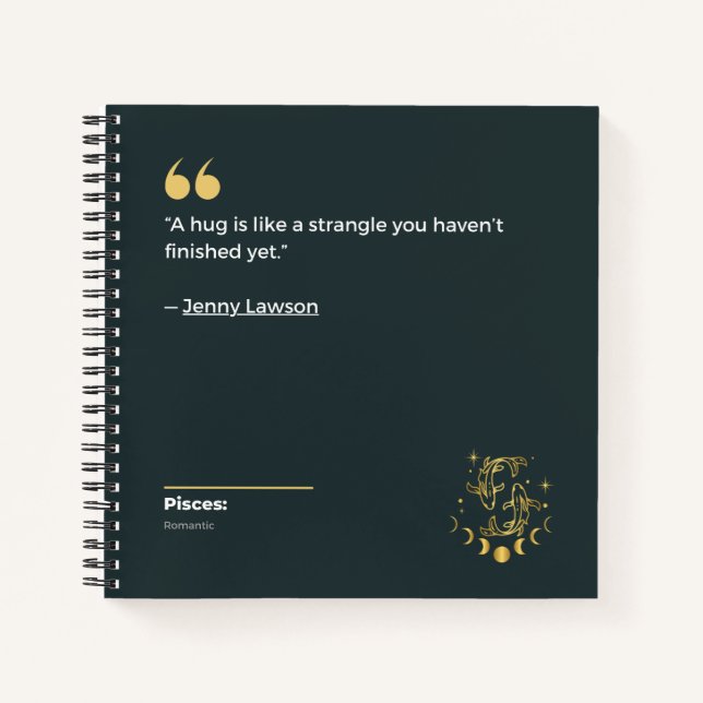 Cuaderno Portátil Pisces (Anverso)