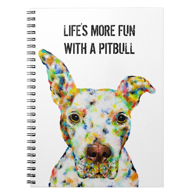 Cuaderno Portátil Pitbull de 6,5" x 8,75" (Frente)