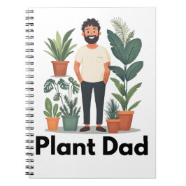 Cuaderno Portátil Planta Papá Houseplant