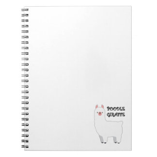 Cuaderno Portátil Poodle Giraffe