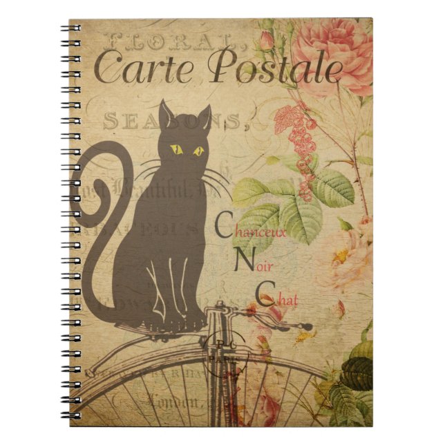 Cuaderno Portátil postal francés (Frente)