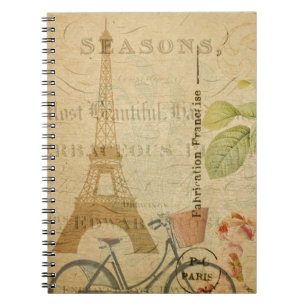 Cuaderno Portátil postal francés