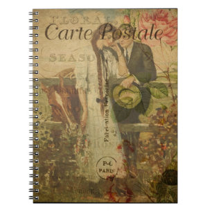 Cuaderno Portátil postal francés