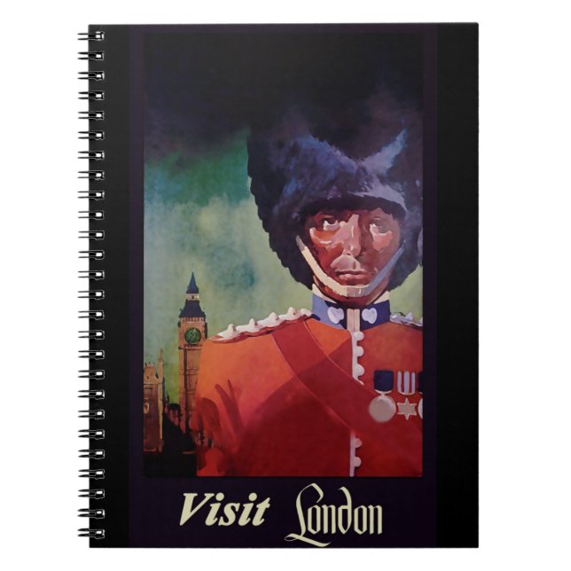 Cuaderno Portátil Poster de Londres (Frente)