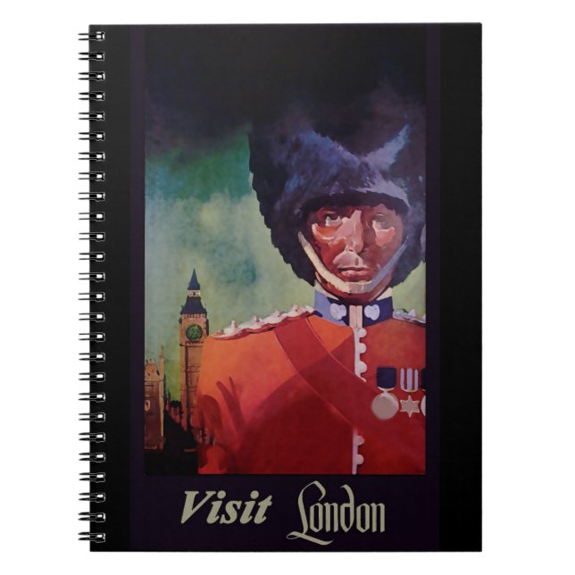Cuaderno Portátil Poster de Londres (Frente)