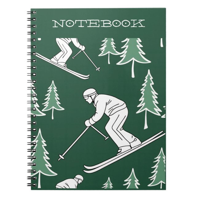 Cuaderno Portátil Premium Winter Slopes (Frente)