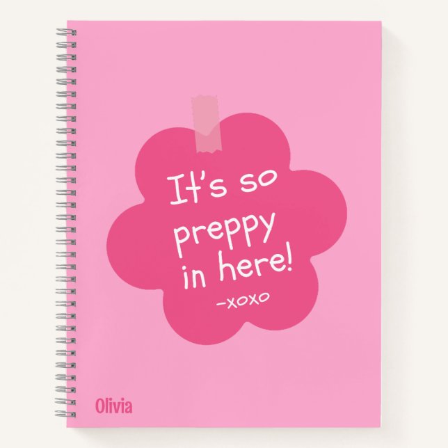 Cuaderno Portátil Preppy (Anverso)