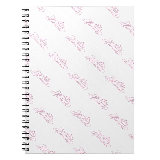 Cuaderno Portátil/Princesa fotográfica con corona (Frente)