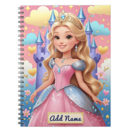 Cuaderno Portátil Princesa Personalizada
