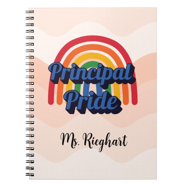 Cuaderno Portátil principal de espiral de orgullo (Frente)