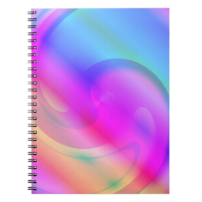 Cuaderno Portátil psicodélico (Frente)
