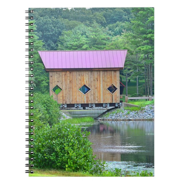Cuaderno Portátil puente cubierto (Frente)