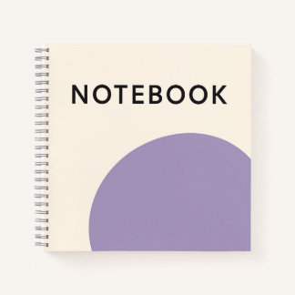 Cuaderno Portátil púrpura minimalista