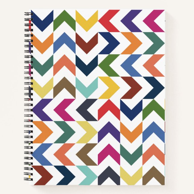 Cuaderno Portátil Rainbow ZigZag (Anverso)