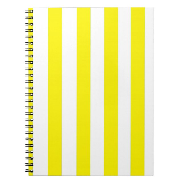 Cuaderno Portátil rayado amarillo (Frente)