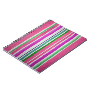 Cuaderno Portátil rayado multicolor